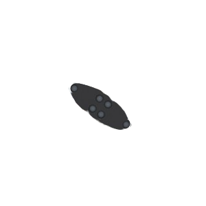 CURVED FLAG 5CM