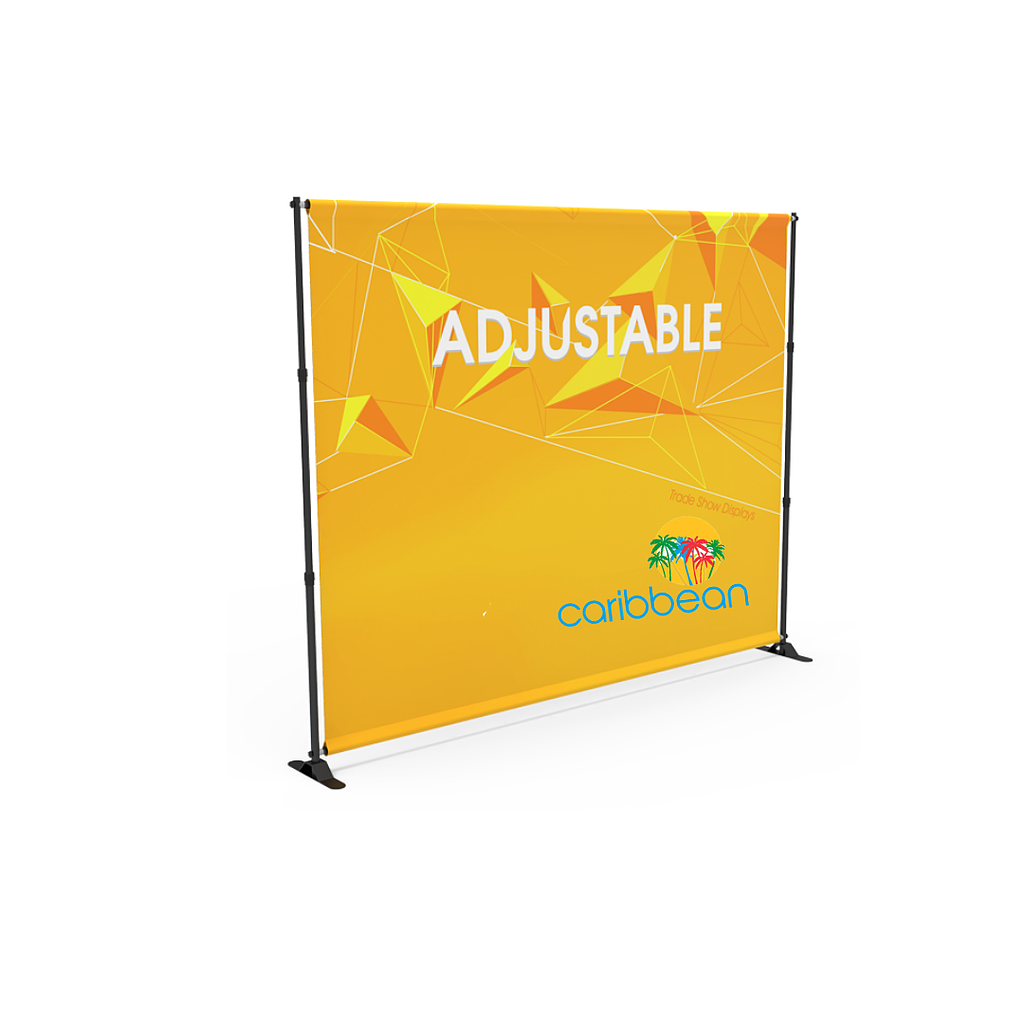 ADJUSTABLE BANNER STAND 4 X 8 PL