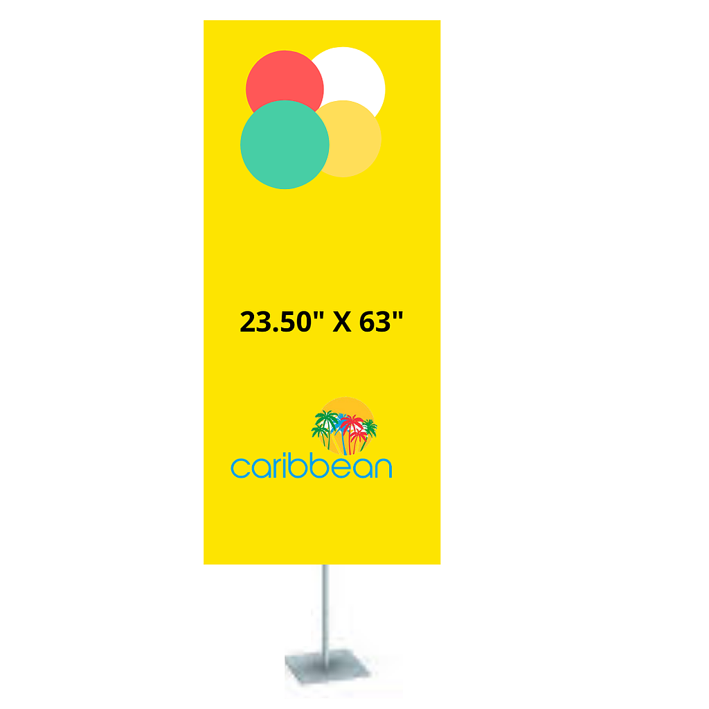 DISPLAY BASE CUADRADA 23.50" X 63" UNA CARA