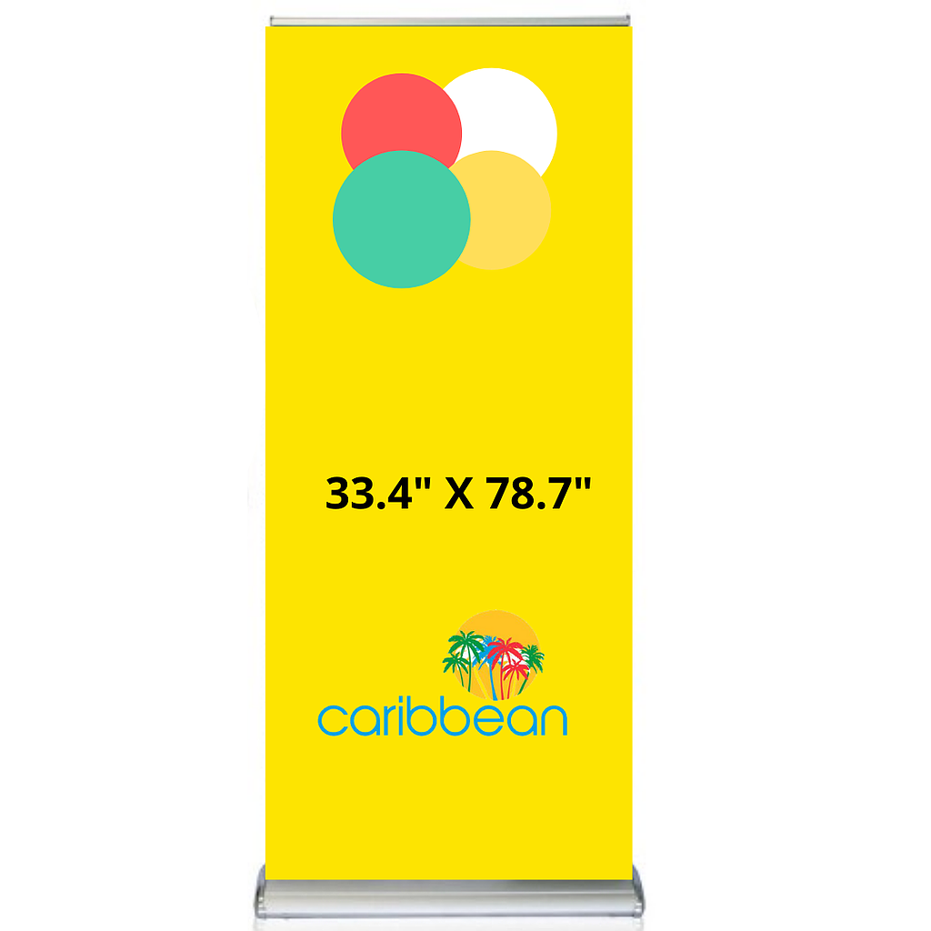 DISPLAY ROLL UP 33.4" X 78.7"