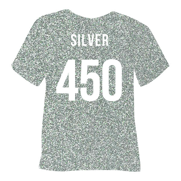 POLI FLEX PEARL GLITTER 450 SILVER 20"