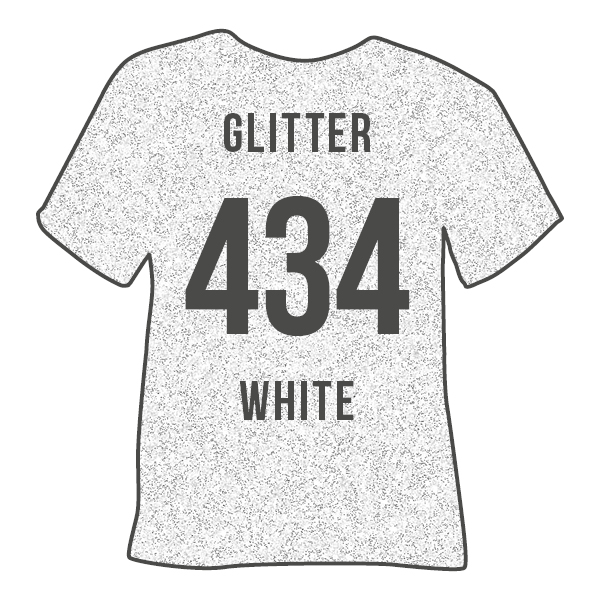 POLI FLEX GLITTER 434 WHITE 15"
