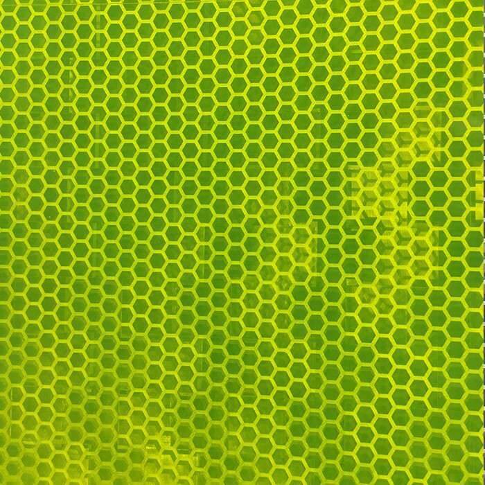 REFLECTIVO PRISMATICO AMARILLO LIMÓN FLUORECENTE 48&quot; X 25 YARDAS