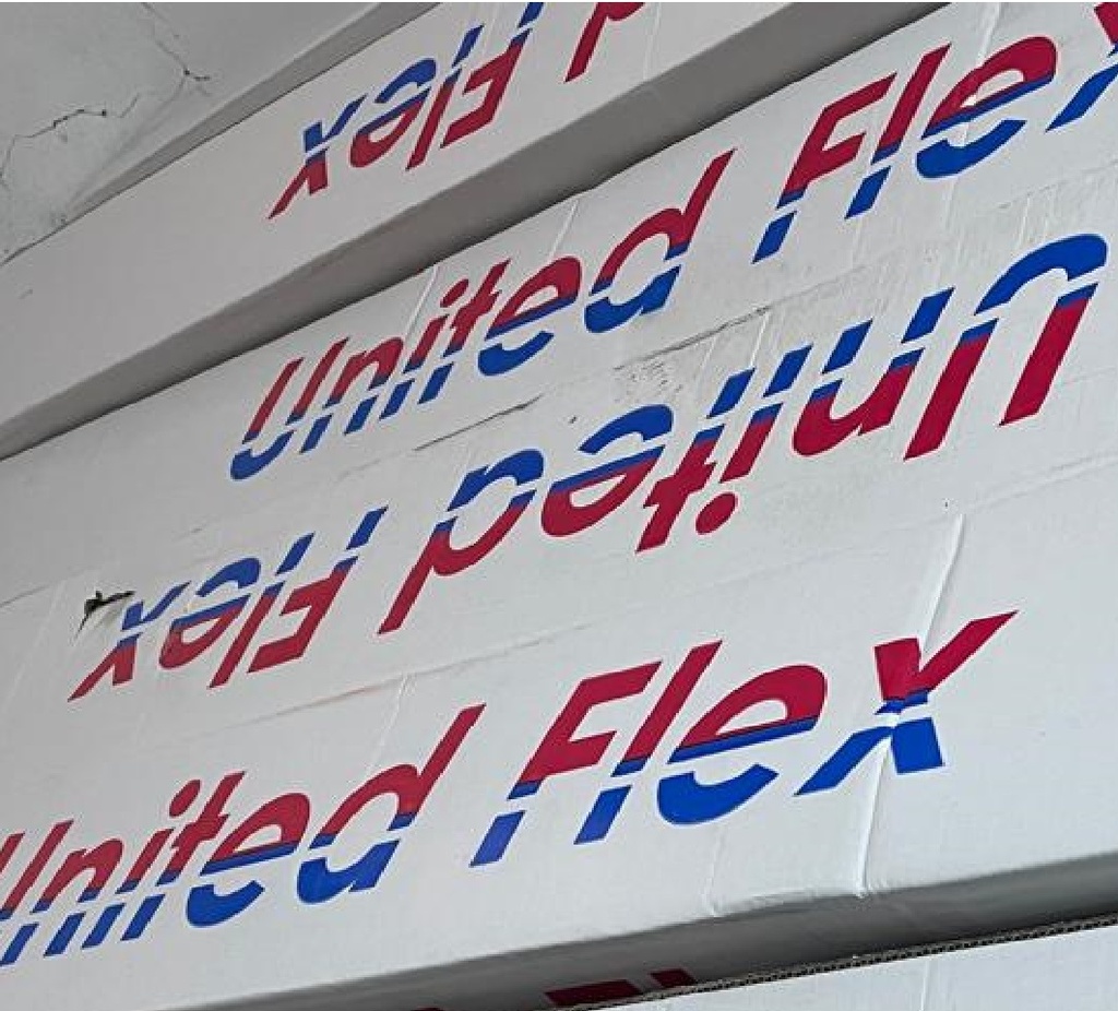 FLEX VINYL BLANCO/GRIS  54" GLOSS X 54YD