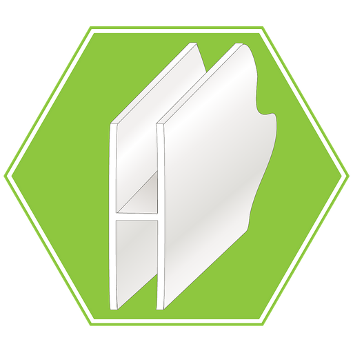 [DG-BOHS08-WH] DGS BOARDERS H SHAPE 13MM X 8'