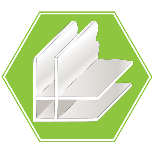 [DG-BOLS08-WH] DGS BOARDERS L SHAPE 13MM X 8'