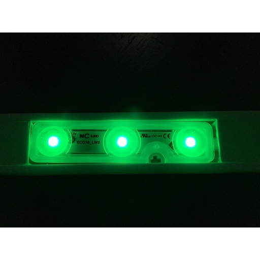 [LED-KG3-GREEN] LED SS GREEN MODULE 3DOTS
