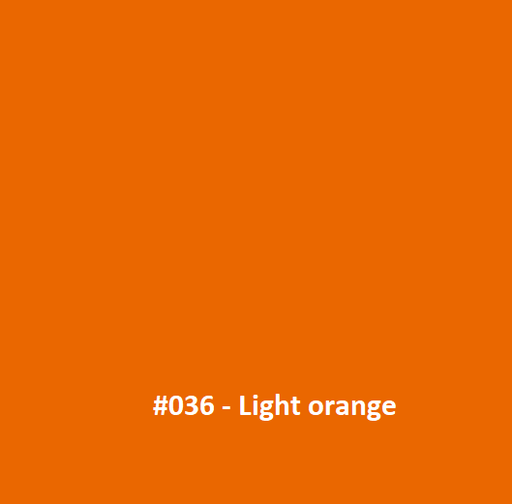 [65103624] ORACAL OPACO LIGHT ORANGE 24"