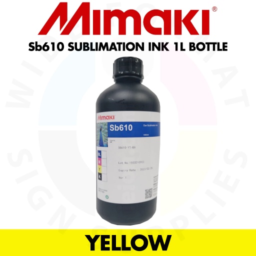 [SB610-AMARILLA] MIMAKI SB610 AMARILLA 1LT