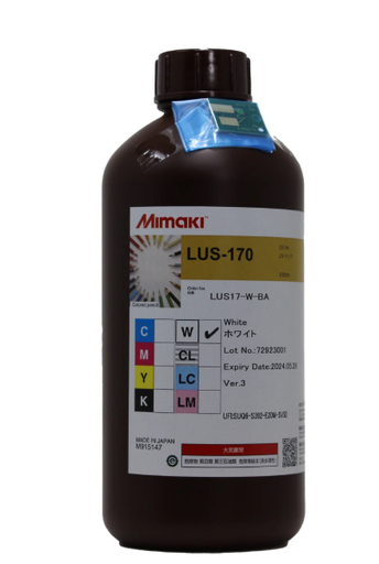 [LUS170-W-BA] MIMAKI  LUS-170 WHITE 1LT 