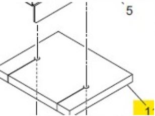 [M018261] MIMAKI M802547 STATION ADSORPTION  PAD 