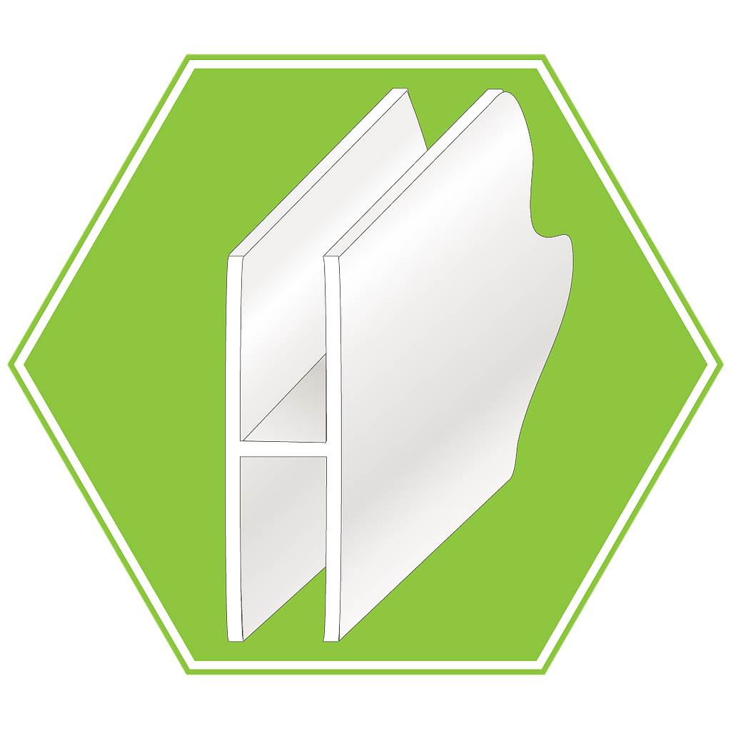 DGS BOARDERS H SHAPE 13MM X 8'