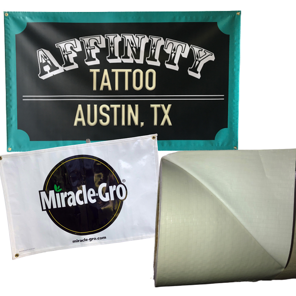 UV GREEN PE BANNER 132GR. 60"X164'