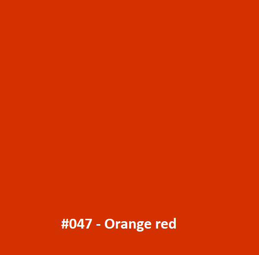 ORACAL OPACO ORANGE RED 24"