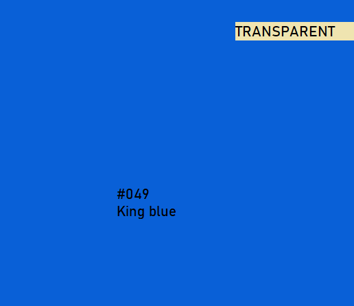 ORACAL TRANSAPARENT KI.BLUE 24"