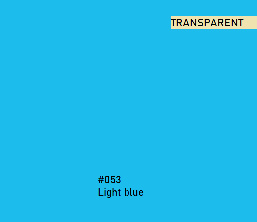 ORACAL TRANSAPARENT L.BLUE 24"