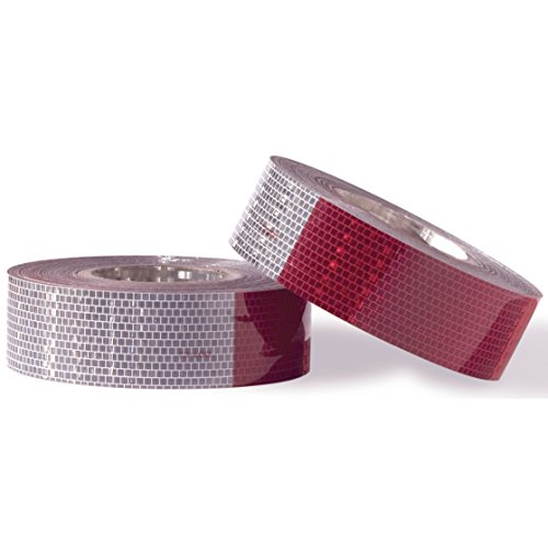 AVERY CINTA CONSPICUITY BLANCO/ROJO 150'