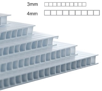 CORRUGADO 4MM BLANCO 48 X 96