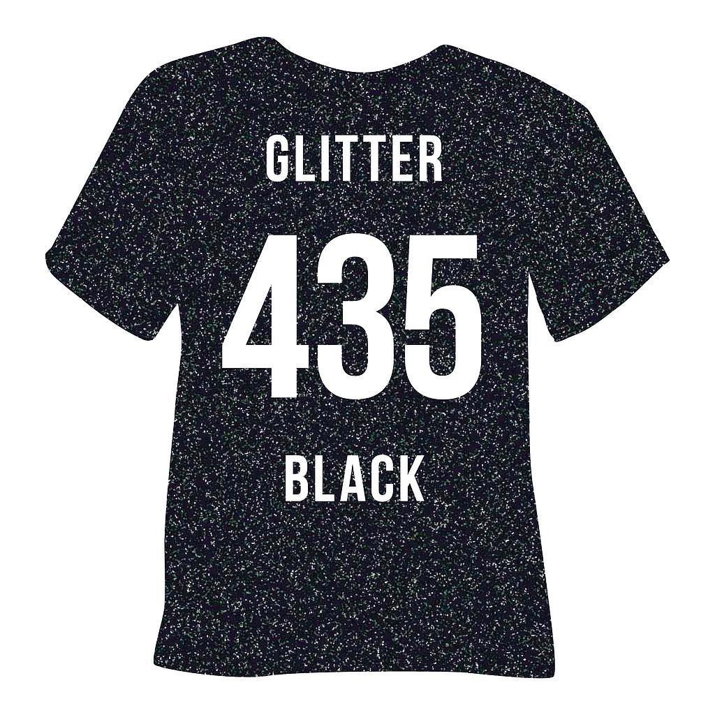 POLI FLEX GLITTER 435 BLACK 15"
