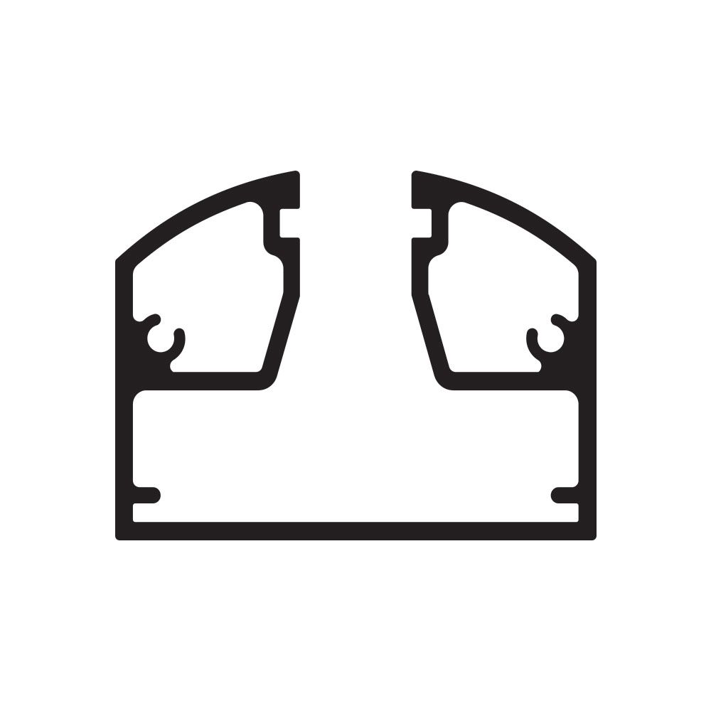 SIGNCOMP EDGE LIT LED 1/4 ROUND 12'4"