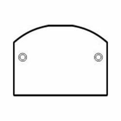 SIGNCOMP EDGE LIT 1/4" ROUND CAP