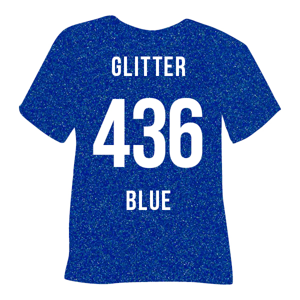 POLI FLEX GLITTER 436 BLUE 15"