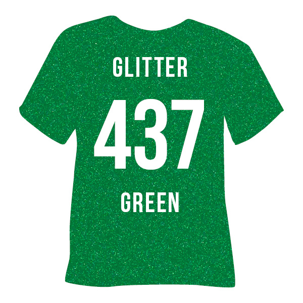 POLI FLEX GLITTER 437 GREEN 15"