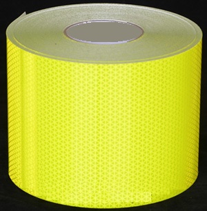 AVERY CINTA FL YELLOW GREEN  4"