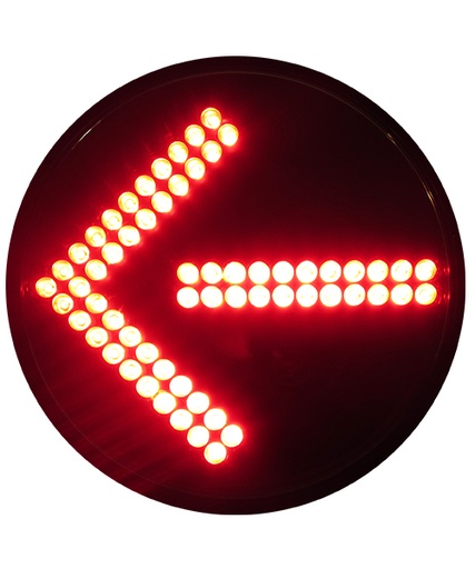 [ARROW-12-RED] ARROW 12" 120V (SEMAFORO) FLECHA/RED