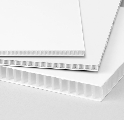 [COROPLAST-WHITE-10MM] CORRUGADO BLANCO 10MM 48 X 96