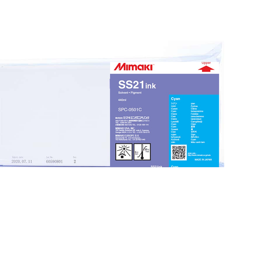[MIMAKI-SS21-CYAN] MIMAKI INK CYAN 440 ML.