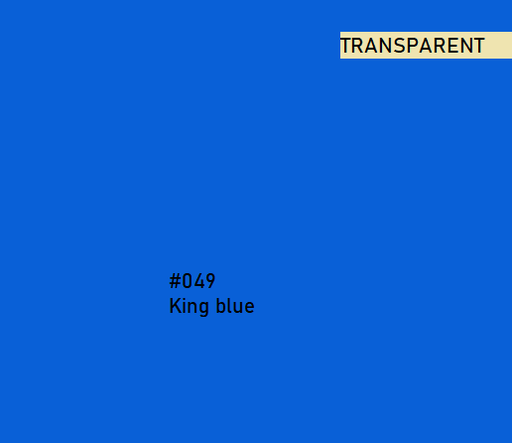 [830004924] ORACAL TRANSAPARENT KI.BLUE 24&quot;