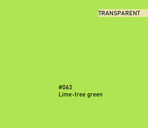 [830006315] ORACAL TRANSPARENT LM.GREEN 15"