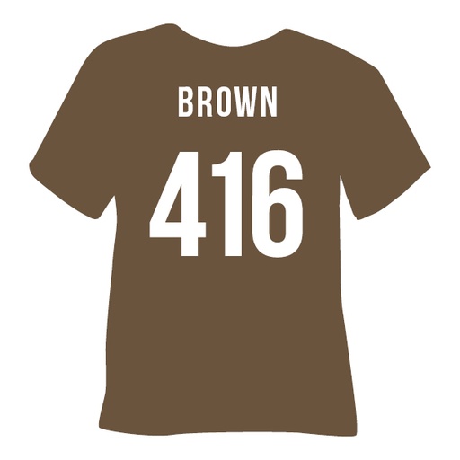 [416BR20030] POLI FLEX BROWN 20"