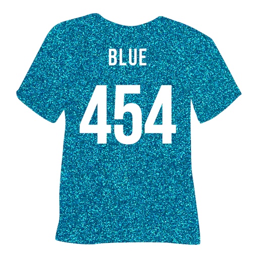 [454GLTBL20027] POLI FLEX PEARL GLITTER 454 BLUE 20" 