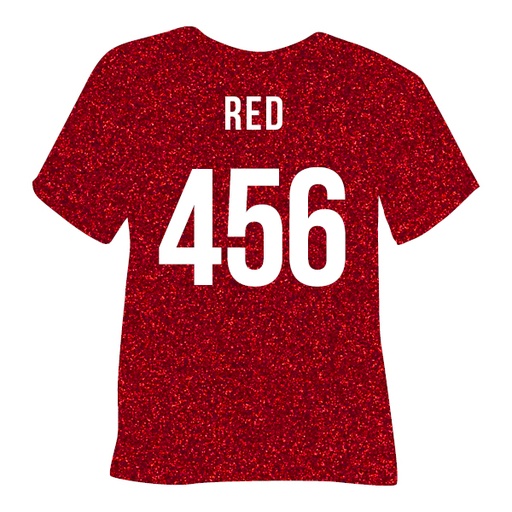 [456GLTRD20027] POLI FLEX PEARL GLITTER 456 RED 20&quot;