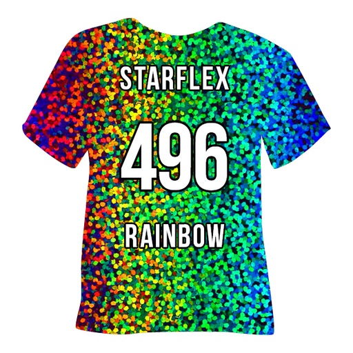 [496RAINBOW20027] POLI IMAGE 496 STARFLEX RAINBOW 19&quot;