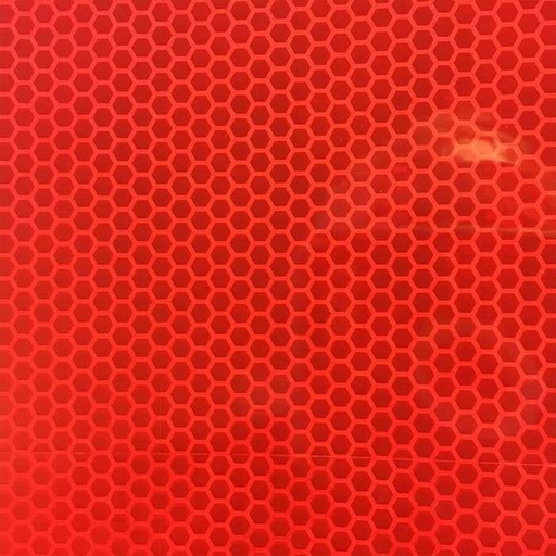 [VISIFLEX V-8008] REFLECTIVO PRISMATICO ROJO 48" X 25 YARDAS