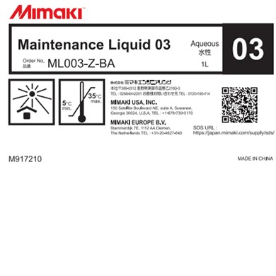 [C-ML003-Z-BA-1-NC] Maintenance Liquid 03 1L Bottle